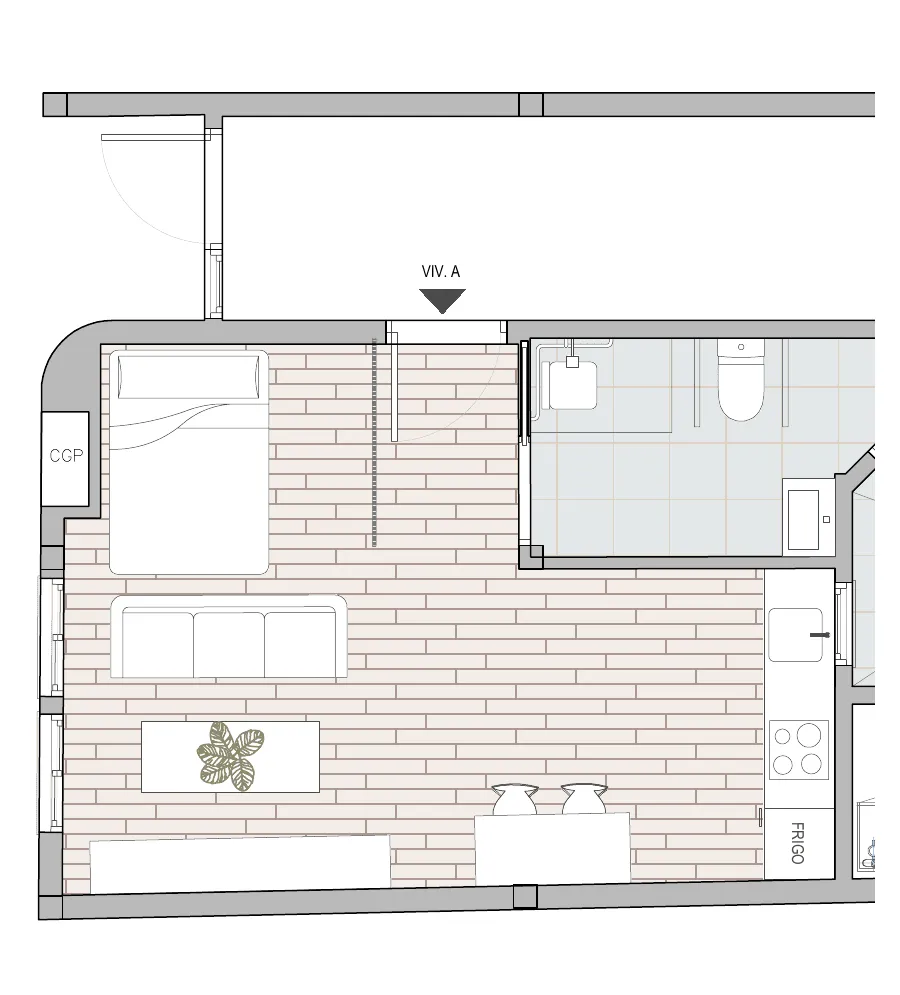 bajo — Vivienda A (adaptada)